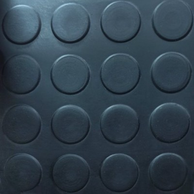 Грязезащитная дорожка ТЭП монетка (пятачки) (1 м) черный (от 1 рулона)