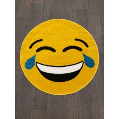 Ковер (1,0х1,0) Smile (Смайл) NC12 yellow круг