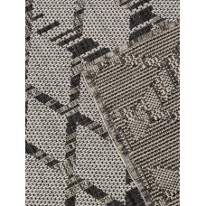 Бытовой ковролин (2 м) циновка Merinos Kair (Каир) S135 black-gray Бытовой ковролин (2 м) циновка Merinos Kair (Каир) S135 black-gray