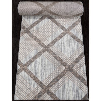 Бытовой Ковролин (2 м) Merinos Sierra (Сиерра) F351 - CREAM-BLUE
